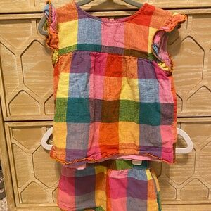 Boden 2 piece multi check set